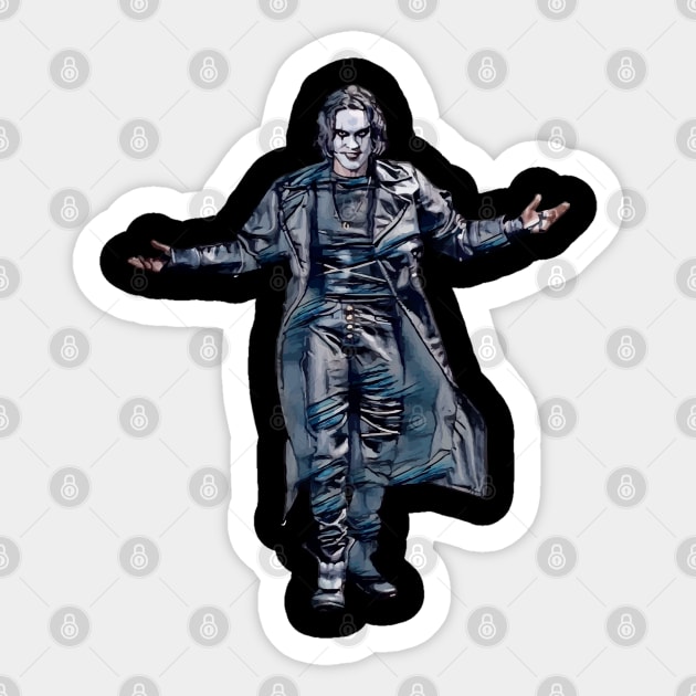 The CROW fan art for all the movie fans Sticker by Naumovski